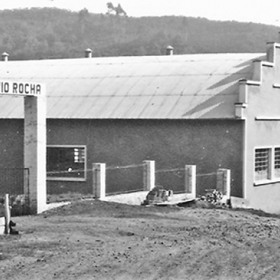 Registro da sede do Grêmio Esportivo Otávio Rocha, fundado em 15 de agosto de 1958, clube esportivo e social do 3º distrito de Flores da Cunha. (ARQUIVO DE FLORIANO MOLON/DIVULGAÇÃO)
