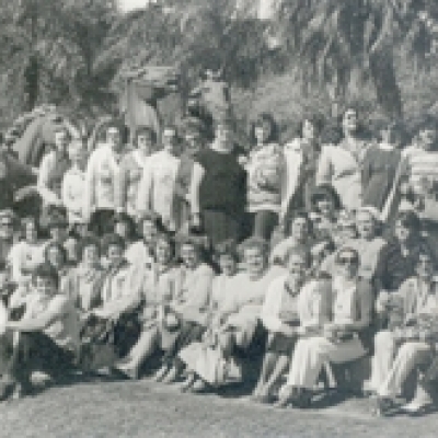 No dia 3 de outubro de 1979, o Clube de Mães São Rafael fez uma grande viagem a Montevideo no Uruguai. (foto arquivo/Gerti Kern Weber e Maria Luiza Antoniazzi).