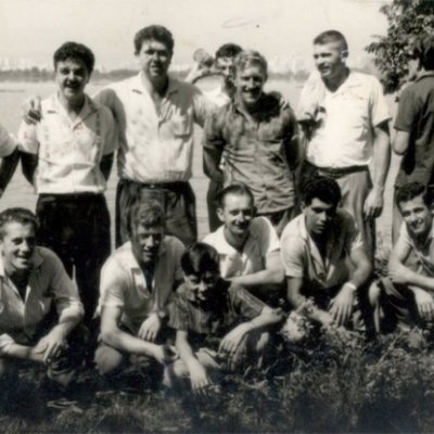 Um grupo de amigos florenses esteve em Porto Alegre em 1965. 