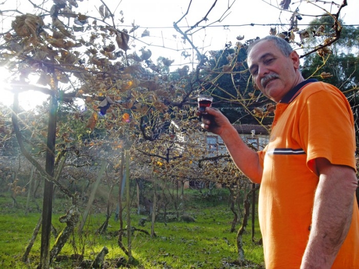 Flávio Luiz Golin é um dos florenses que produz e consome os bons vinhos locais. - Fabiano Provin