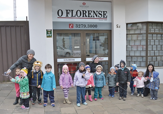 Visita ao jornal foi realizada na terça-feira. - Larissa Verdi/Jornal O Florense