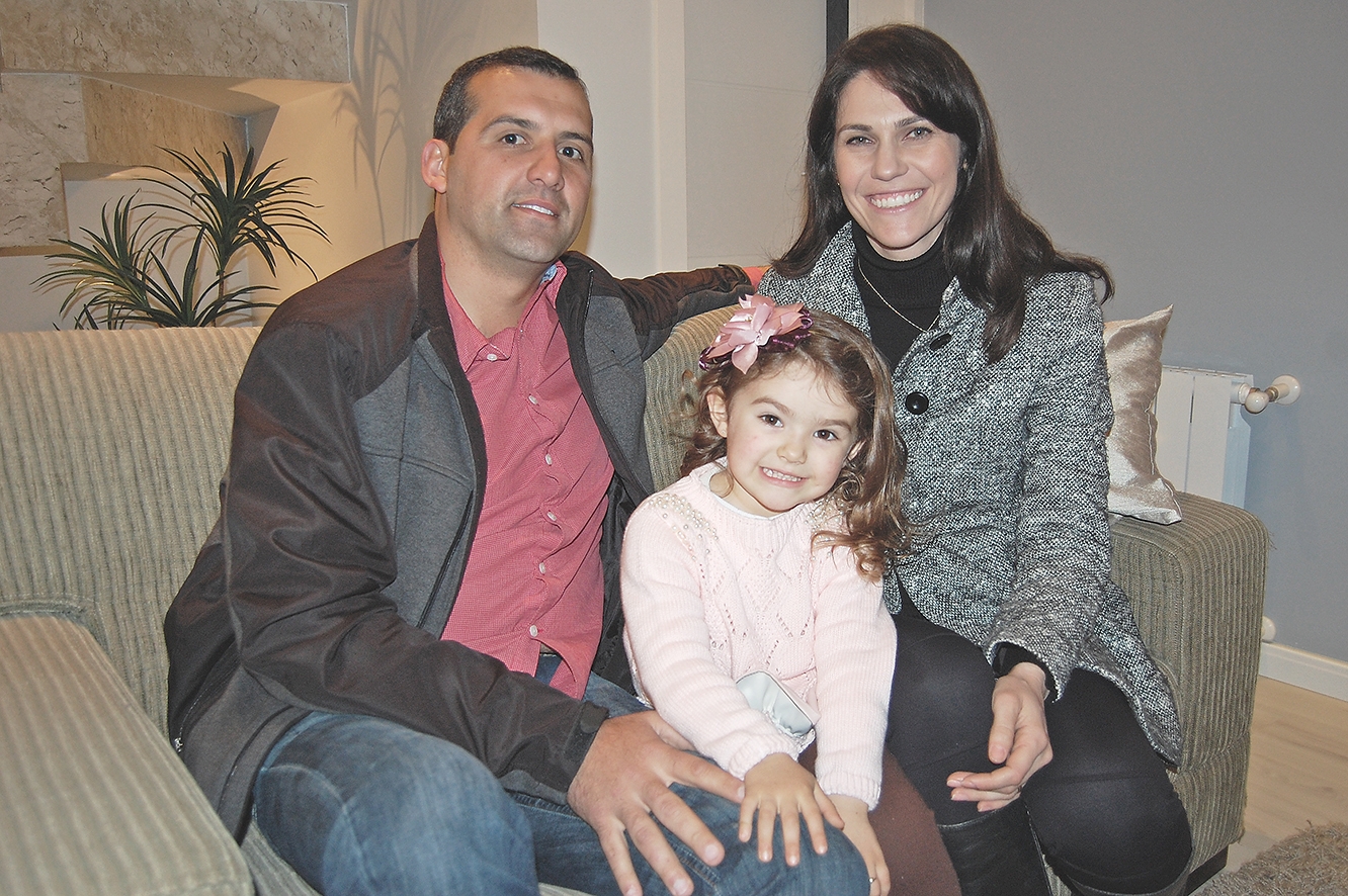 Ronaldo Boniatti com a esposa Elaine Fagherazzi Boniatti e a filha Alanis Fagherazzi Boniatti. - Antonio Coloda/O Florense