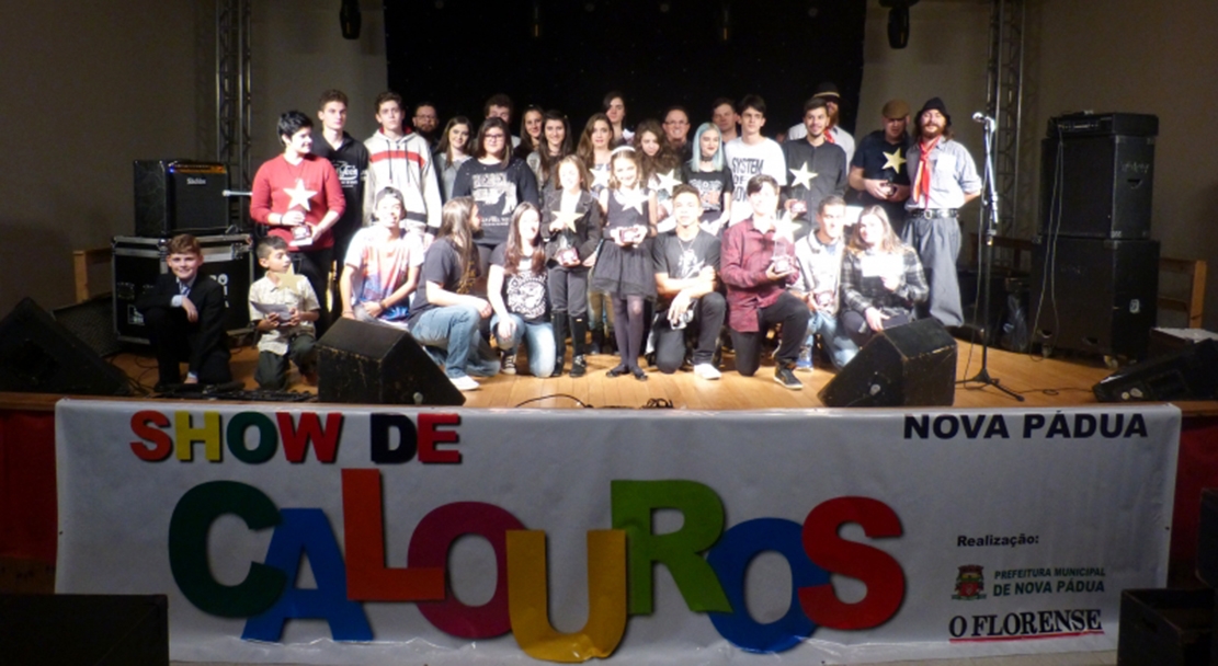 Onze apresentações foram premiadas nesta 21ª edição do Show de Calouros. - Prefeitura de Nova Pádua/Divulgação