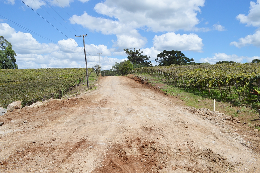 Via terá 2,5 Km de pavimentação. - Prefeitura de Flores da Cunha/Divulgação
