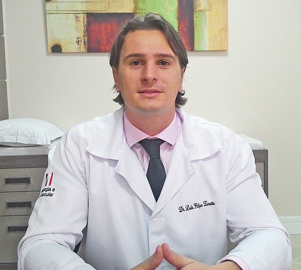 Luís Filipe Zenatto é especialista em cirurgia vascular e endovascular pelo Hospital Nossa Senhora da Conceição. - Arquivo O Florense