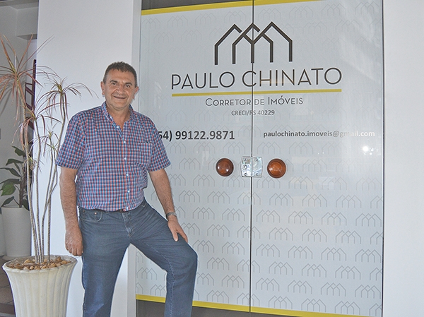 Paulo Chinato atua em negócios imobiliários. - Maria Claudia Barcellos/OF