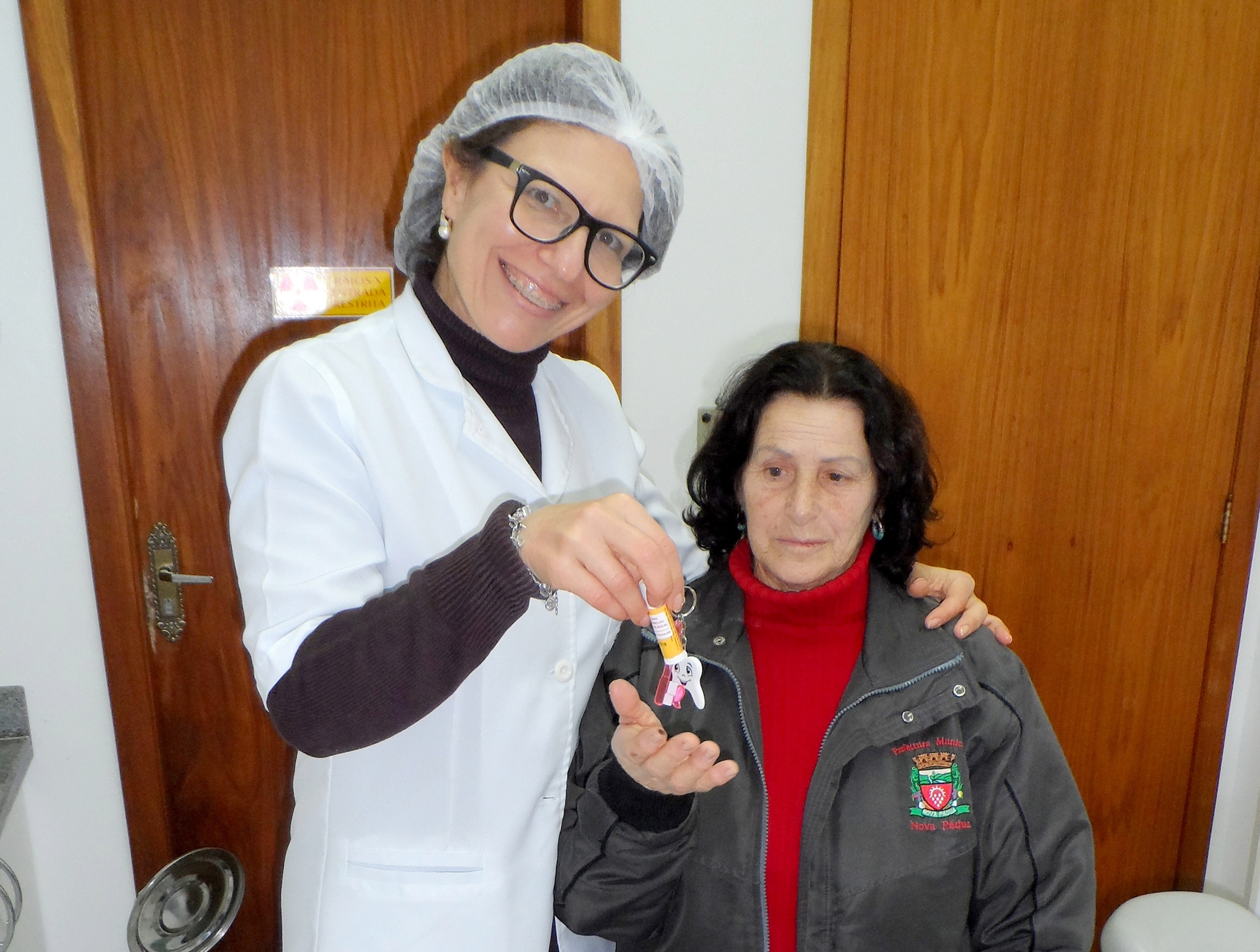 Dentista Rafaela Oldra Paliosa. - Prefeitura de Nova Pádua/Divulgação