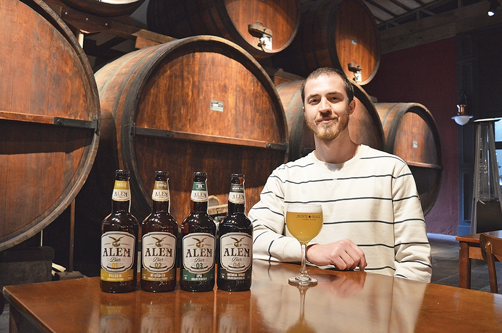 Bruno Mioranza é o responsável pela divisão de cervejas da Alem Bier.  - Danúbia Otobelli