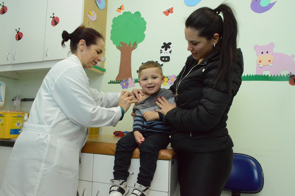 Crianças de um ano até quatro anos devem ser vacinadas. - Prefeitura FC/Divulgação