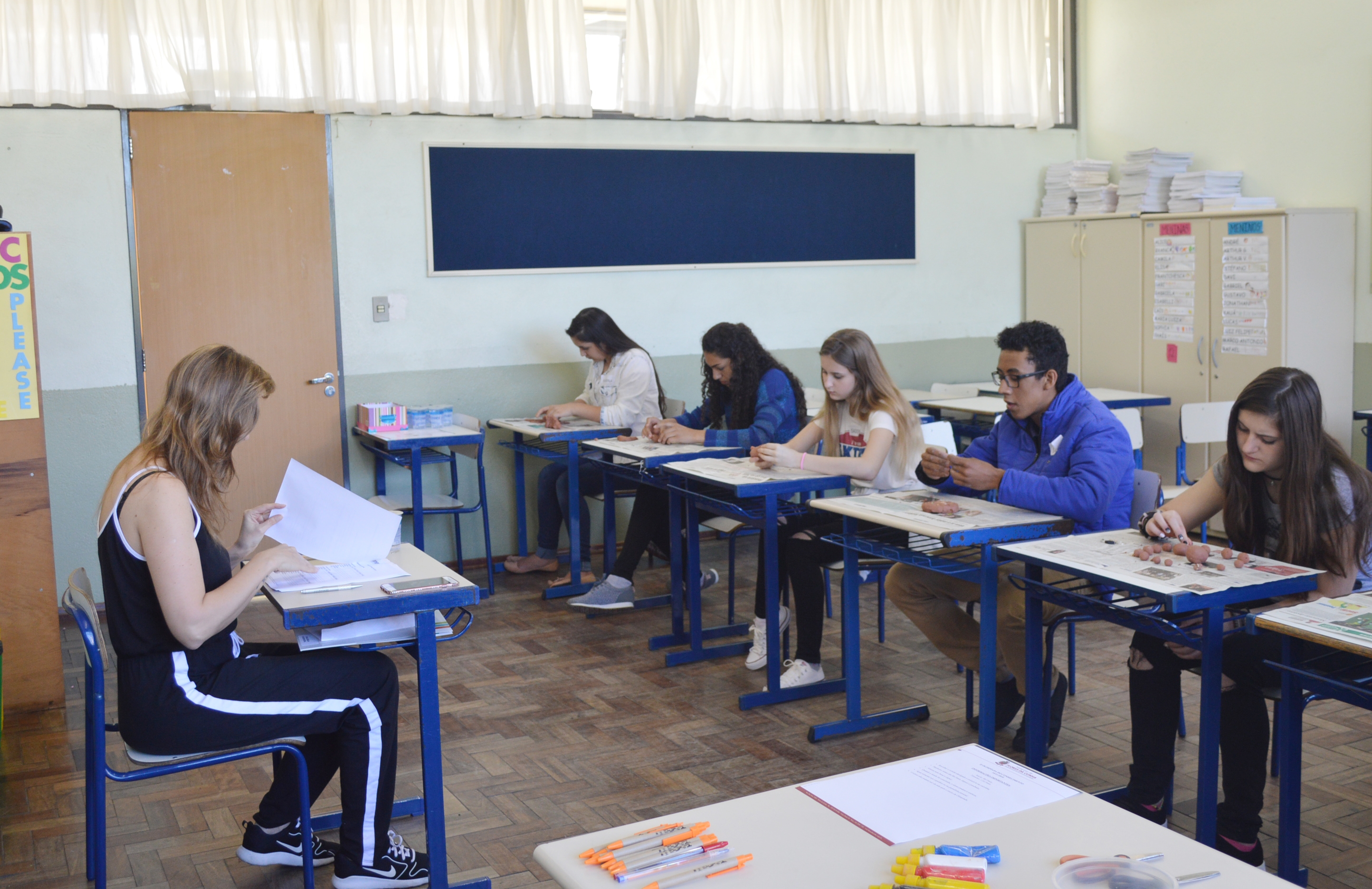 Alunos de oito escolas participaram da atividade. - Prefeitura de Flores da Cunha/Divulgação