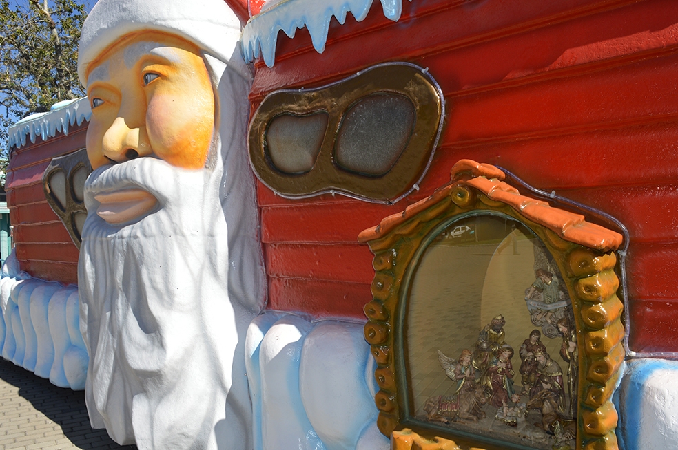 A casa do Papai Noel é uma das atrações dos Sinos de Natal  - Gabriela Fiorio