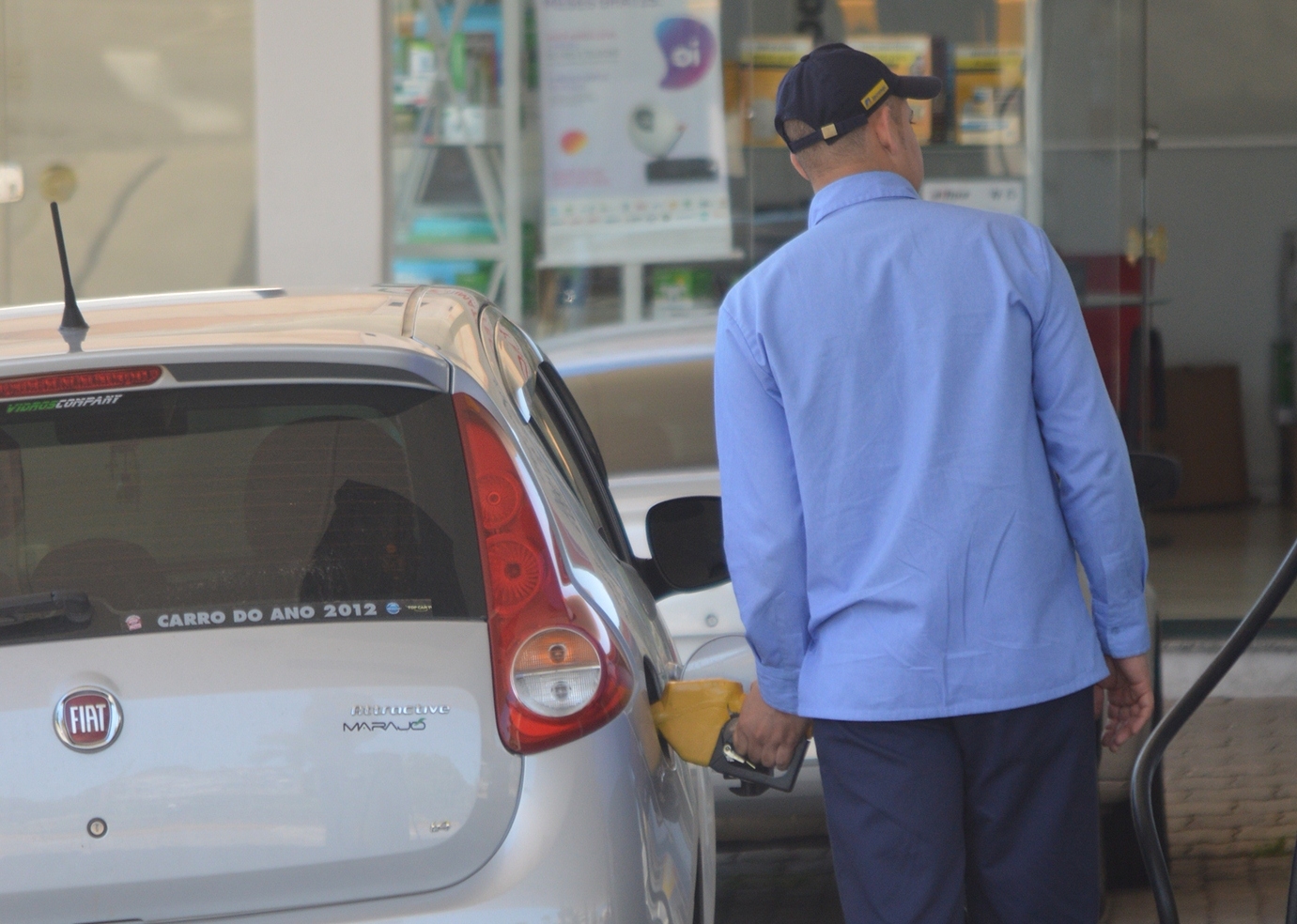 Preço da gasolina no município florense varia de R$ 4,74 a R$ 4,89. - Gabriela Fiorio