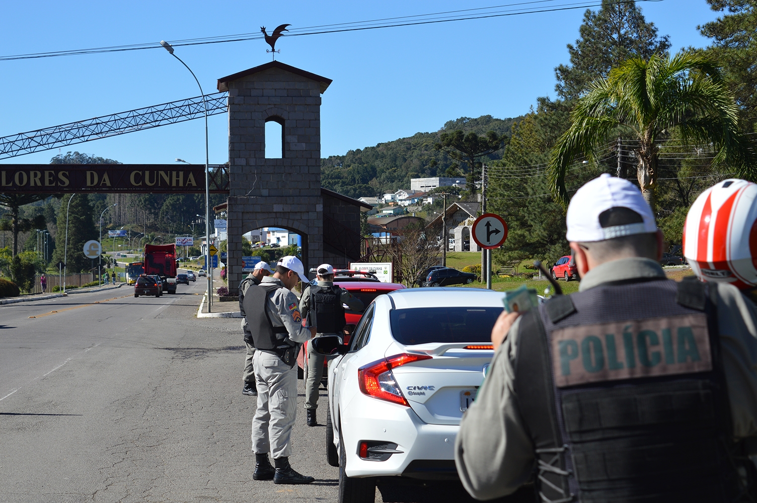 Em 2018, 5.353 pessoas foram abordadas e identificadas pela BM de Flores da Cunha. - Gabriela Fiorio