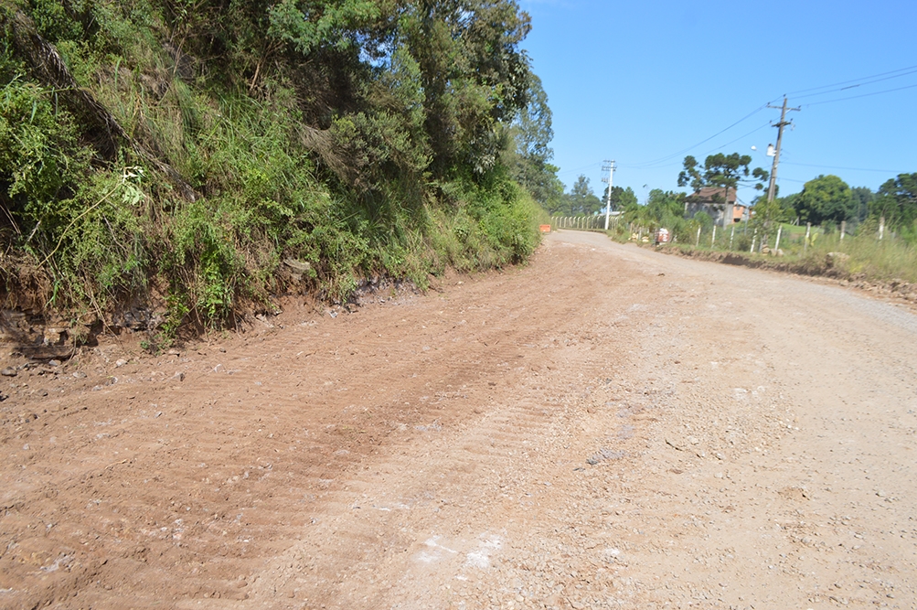A estrada de São Valentin será uma das contempladas com pavimentação. - Prefeitura FC/Divulgação