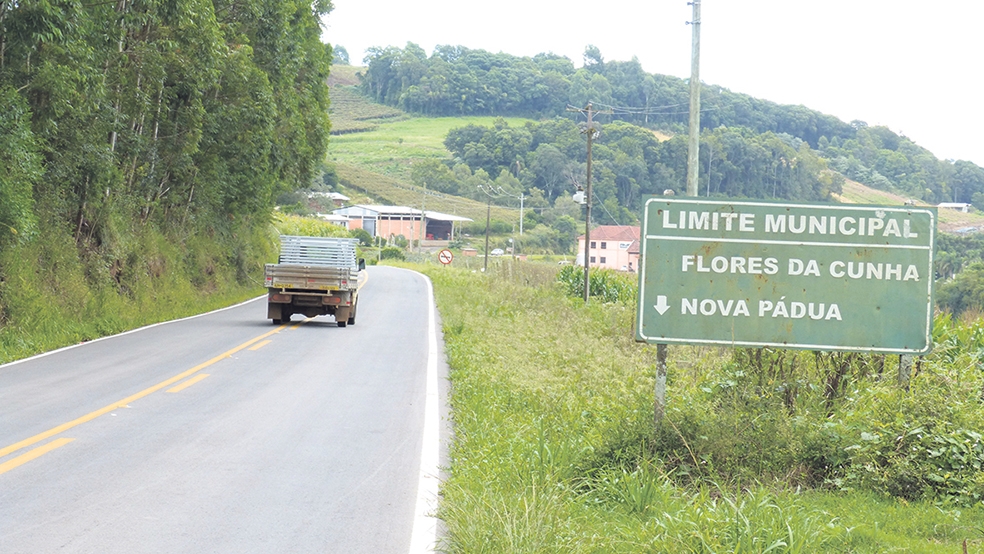 Trecho paduense que está com solicitação de municipalização tem 3,7 quilômetros de extensão.  - Maicon Pan/Prefeitura NP/Divulgação