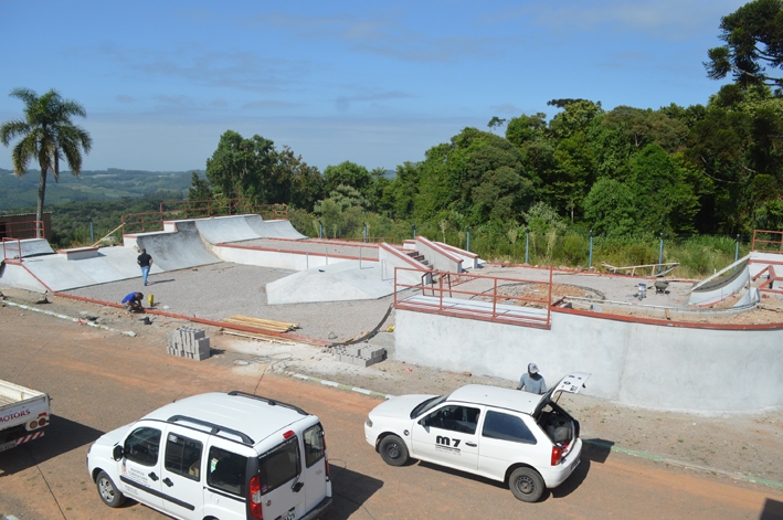 Nova pista de esportes radicais será entregue até março de 2020. - Prefeitura de Flores da Cunha/Divulgação