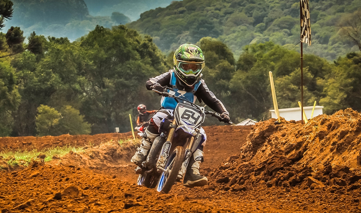 Em 2021, Gabriel começou a competir e terminou o ano com o 7º lugar no Campeonato Gaúcho de Motocross. - Gustavo Sebold Fotografia/Divulgação