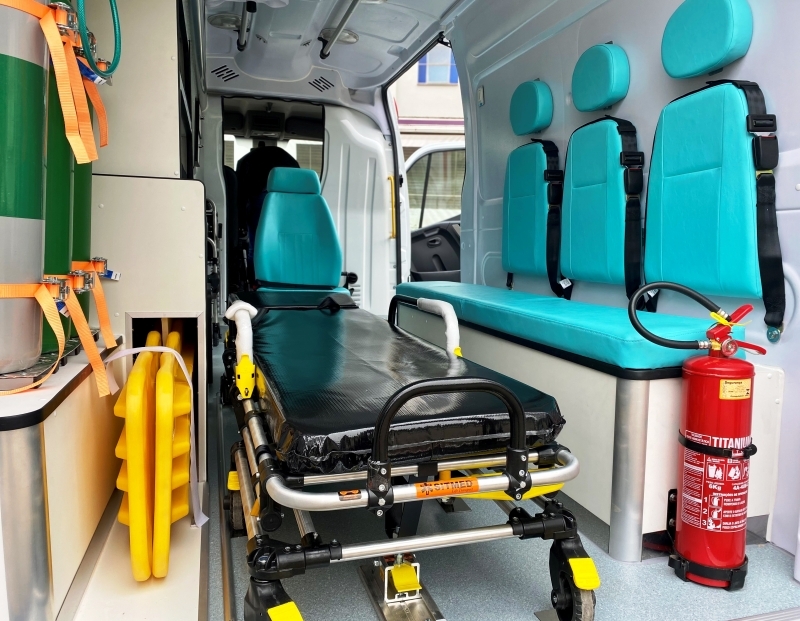 A nova ambulância será utilizada para transporte de baixa complexidade. - Prefeitura de FC/ Divulgação