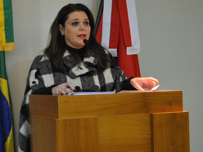 Vinculada à Liga Feminina, Renata defende benefício para florenses. - Ana Paula Boelter/Divulgação