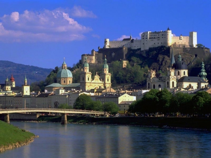 Terra de Mozart pode ser minuciosamente observada do algo do castelo que leva o nome de Salzburgo. - Giovana Zilli / Divulgação 
