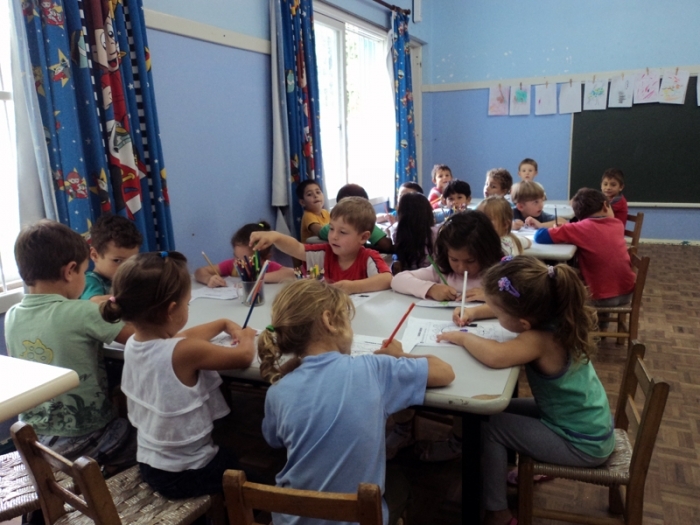 Aulas já começaram na Escola de Educação Infantil Irmã Tarcísia. - Camila Baggio