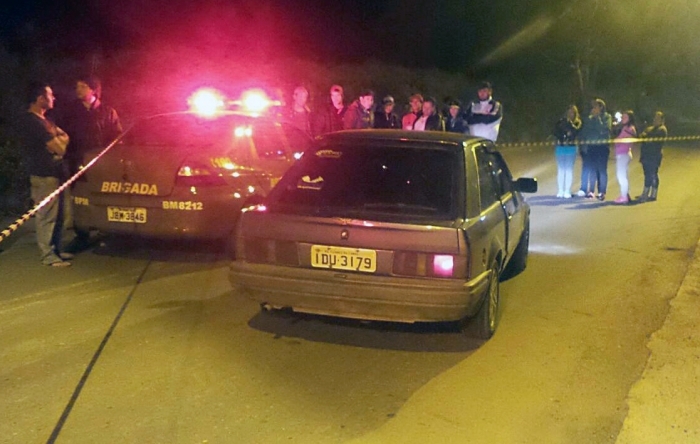 Veículo foi encontrado por volta das 19h deste domingo. - CRPO-Serra/Divulgação