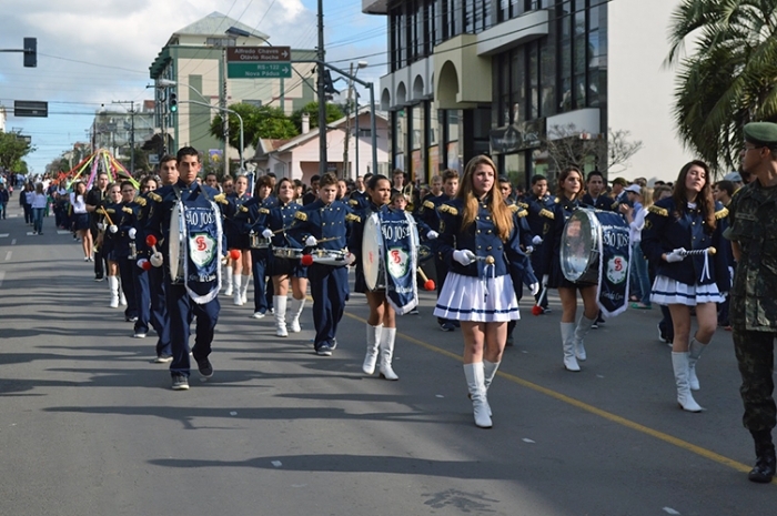 Registro do desfile em 2014. - Prefeitura de FC/Divulgação