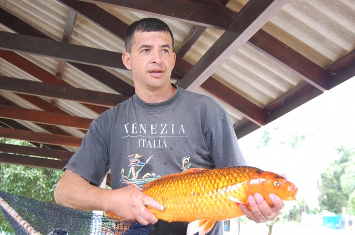 Administrador do Parque dos Peixes Osnir Moreira. - Antonio Coloda