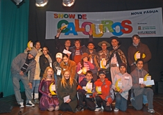 Vencedores do Show de Calouros de 2009. - Danúbia Otobelli