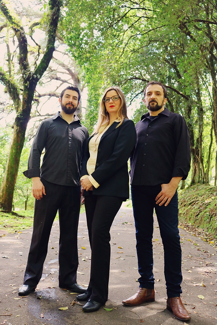 Grupo Ária Trio. -  Regina Lain/ Divulgação